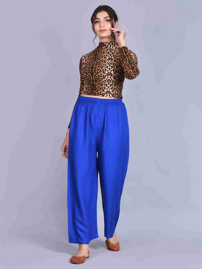 blue Palazzo Pants