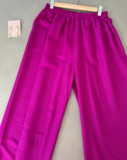 pink Palazzo Pants