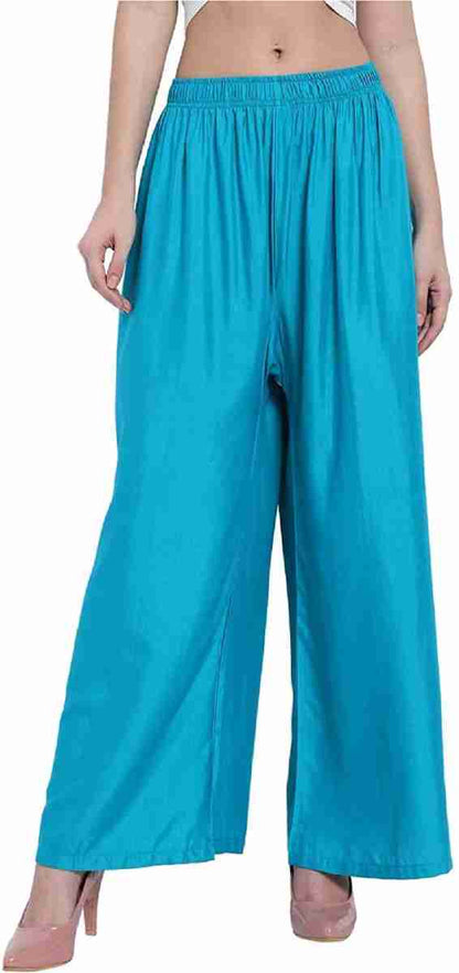 light blue Palazzo Pants