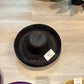 le panier Woven Straw Wide Brim Sun Hat with Bow Straw Band - Black