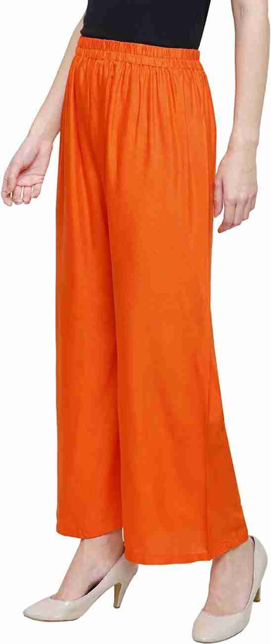 orange Palazzo Pants