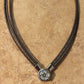 Baobab Leather Necklace - Brown
