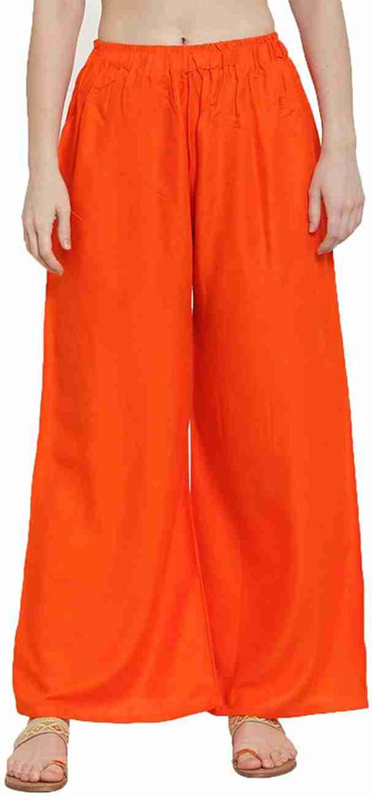 orange Palazzo Pants