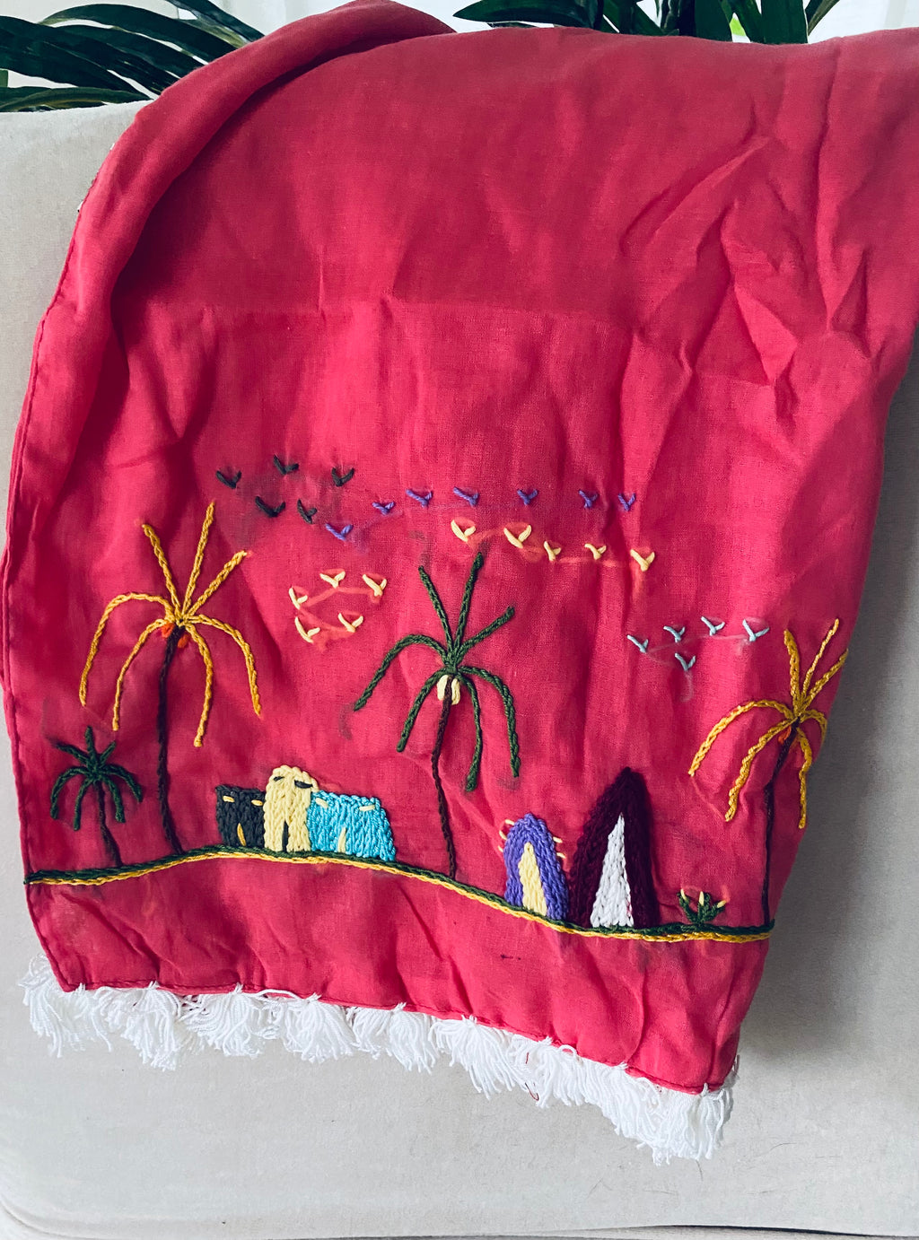 Baddara Handmade & Embroidered Scarf