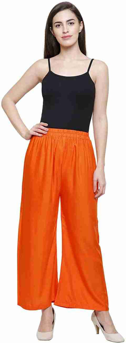 orange Palazzo Pants