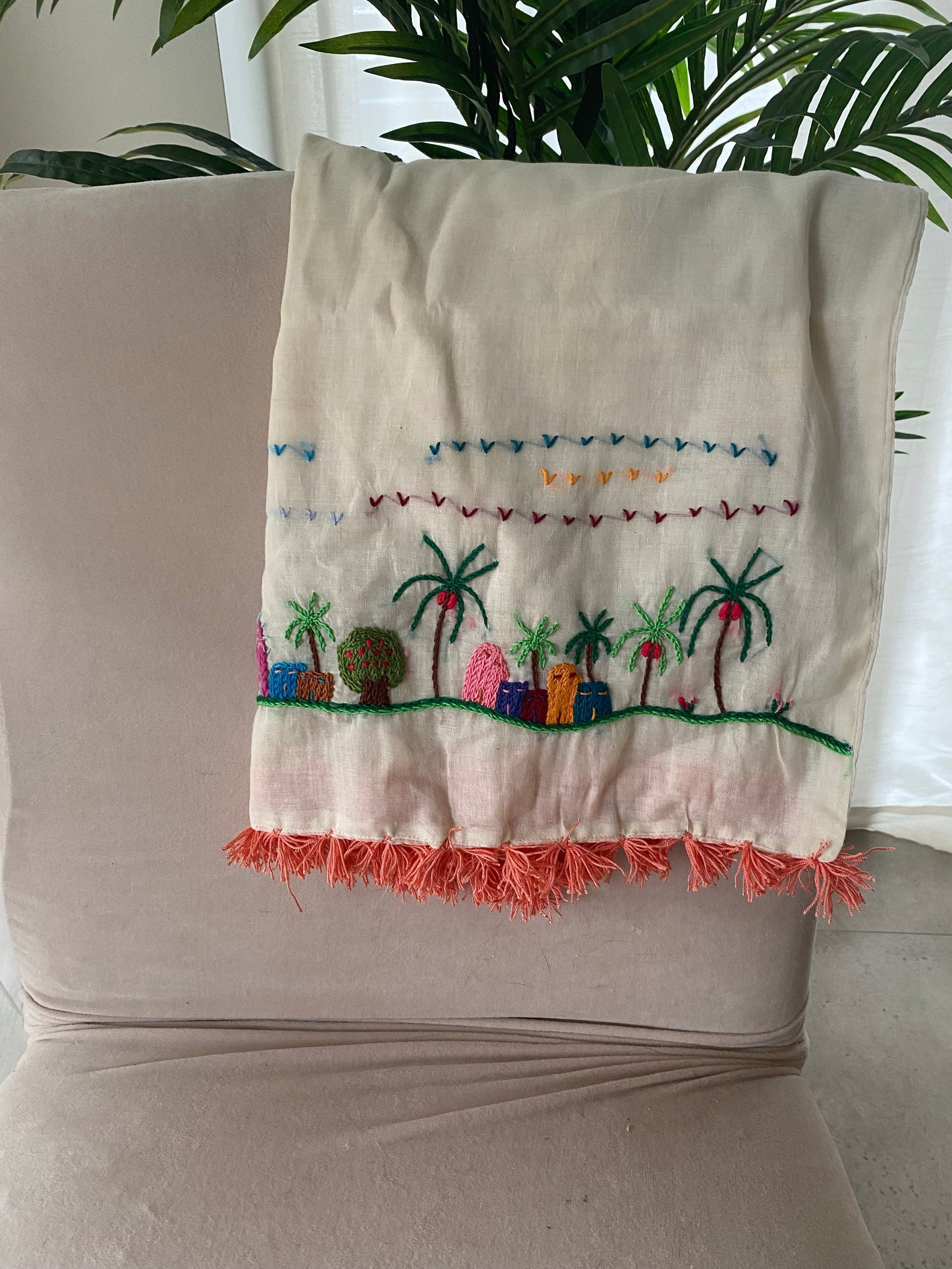 Baddara Handmade & Embroidered Scarf