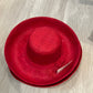 demi capeline strawberry Woven Straw Wide Brim Sun Hat with Bow Straw Band