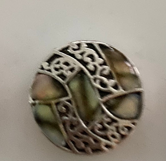 stone button celtic metal gemstone 