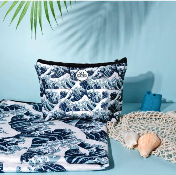 Sand Free Towel - beach waves